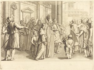 Gran Duquesa en la procesión de las jóvenes