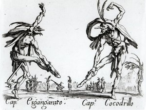 I Balli de Spessanei, o La Gran Caza (grabado) de Jacques Callot
