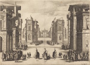 Il Solimano, acto I de Jacques Callot