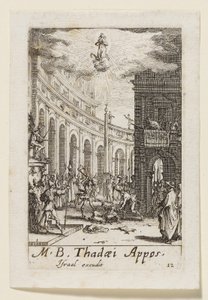 Judas el Apóstol (Thadaei Appos.) de Jacques Callot