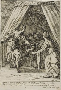 Judith con la cabeza de Holofernes de Jacques Callot