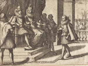 Rey y reina en consulta sobre los turcos, 1612