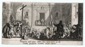 La Grande Passion, uno de los 7 grabados ... (grabado) de Jacques Callot
