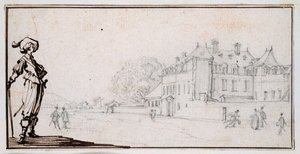 La Romaine, propiedad de Claude Deruet de Jacques Callot