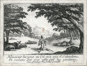 La vida del hijo pródigo ... (grabado) de Jacques Callot