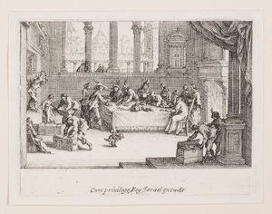 La División de la Propiedad (La Aportación de la Fortuna), de la serie La Vie de l de Jacques Callot