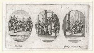 Los milagros de la Pasión ... (grabado) de Jacques Callot