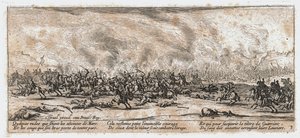 Las miserias y desgracias de la guerra ... (grabado) de Jacques Callot