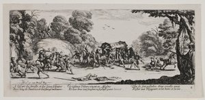 Las Miserias y los Desastres de la Guerra (lámina 8) de Jacques Callot