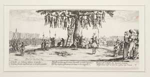 Las grandes miserias de la guerra: N. 11 - El ahorcamiento de Jacques Callot