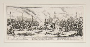 Las grandes miserias de la guerra: nº 13 - La hoguera de Jacques Callot