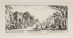 Las grandes miserias de la guerra: N. 16 - Los muertos al borde de los caminos de Jacques Callot