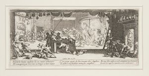 Las grandes miserias de la guerra: N° 5 - El saqueo de de Jacques Callot