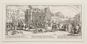 Las Grandes Miserias de la Guerra: No. 6 -Devastación de de Jacques Callot