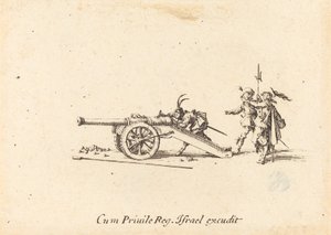 Cargando el cañón de Jacques Callot