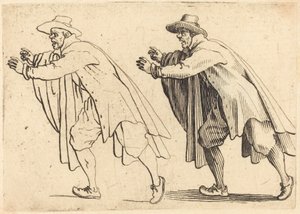Hombre Moviéndose Bruscamente de Jacques Callot