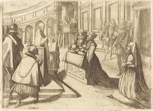 Matrimonio de Margarita de Austria y Felipe III de Jacques Callot
