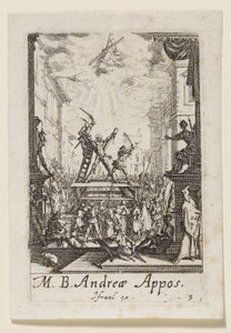 Martirio de san Andrés apóstol (Martirio del beato apóstol Andrés) de Jacques Callot