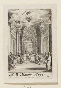 Mateo el Apóstol (Mathiae Appos.) de Jacques Callot
