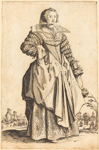 Mujer Noble con Gran Collar de Jacques Callot
