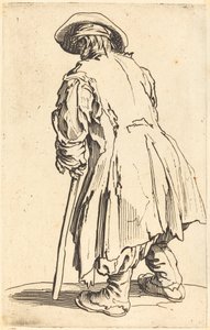 Viejo Mendigo con una Muleta de Jacques Callot