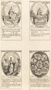 Nuestra Señora del Rosario; Virgen y Niño Apareciendo en una Nube; Virgen Triunfante