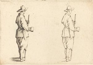 Campesino con una Taza de Jacques Callot