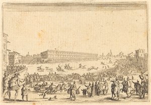 Piazza Presso alla Porta al Prato de Jacques Callot