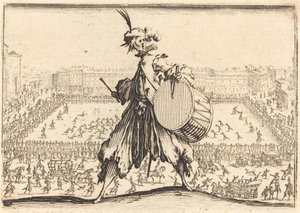 Piazza Santa Croce, Florencia, c. 1617 de Jacques Callot