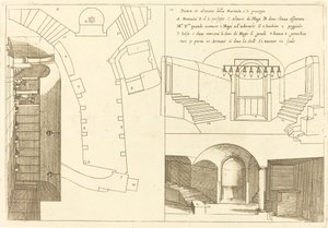 Plano y Elevación de la Iglesia de la Santa Natividad de Jacques Callot