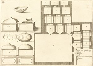Plano de la Spelunche Regee de Jacques Callot