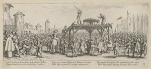 Rad, página 14 de la serie «Los horrores de la guerra» de Jacques Callot