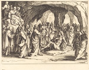 La Resurrección de Lázaro de Jacques Callot