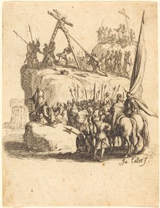 La elevación de la cruz de Jacques Callot