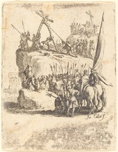 El levantamiento de la cruz de Jacques Callot