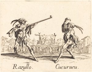 Razullo y Cucurucu de Jacques Callot
