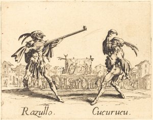 Razullo y Cucurucu de Jacques Callot