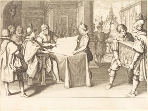 Restauración del Duomo, Florencia, c. 1614 de Jacques Callot