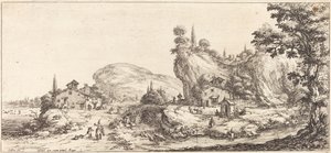 Regresando a casa de la caza de Jacques Callot