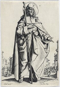 Santiago el Mayor de Les Grands Apôtres, 1631 de Jacques Callot