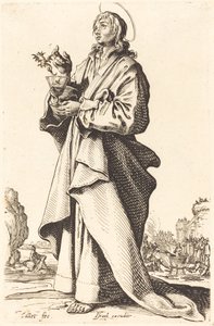 San Juan Evangelista, publicado en 1631 de Jacques Callot