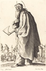 San Tadeo, publicado en 1631 de Jacques Callot