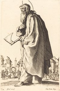 San Tadeo, publicado en 1631 de Jacques Callot