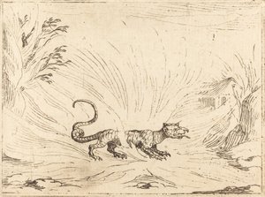 Salamandra Rodeada de Llamas de Jacques Callot