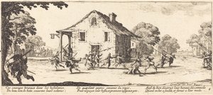 Escena de pillaje de Jacques Callot