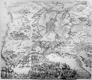 Sitio de La Rochelle de Jacques Callot