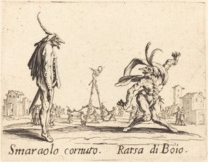 Smaralo Cornuto y Ratsa di Boio de Jacques Callot