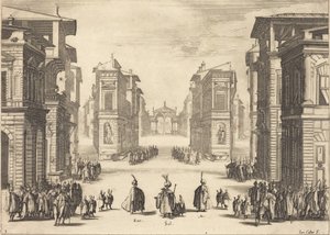 Solimano, Acto I de Jacques Callot