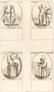 Santa Águeda; Santa Dorotea; San Romualdo de Rávena; San Pablo, Obispo de Verdún