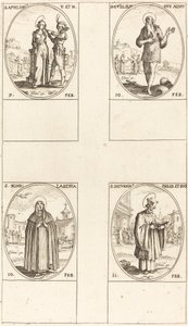 San Apolonia; San Guillermo; Santa Escolástica; San Saturnino de Jacques Callot